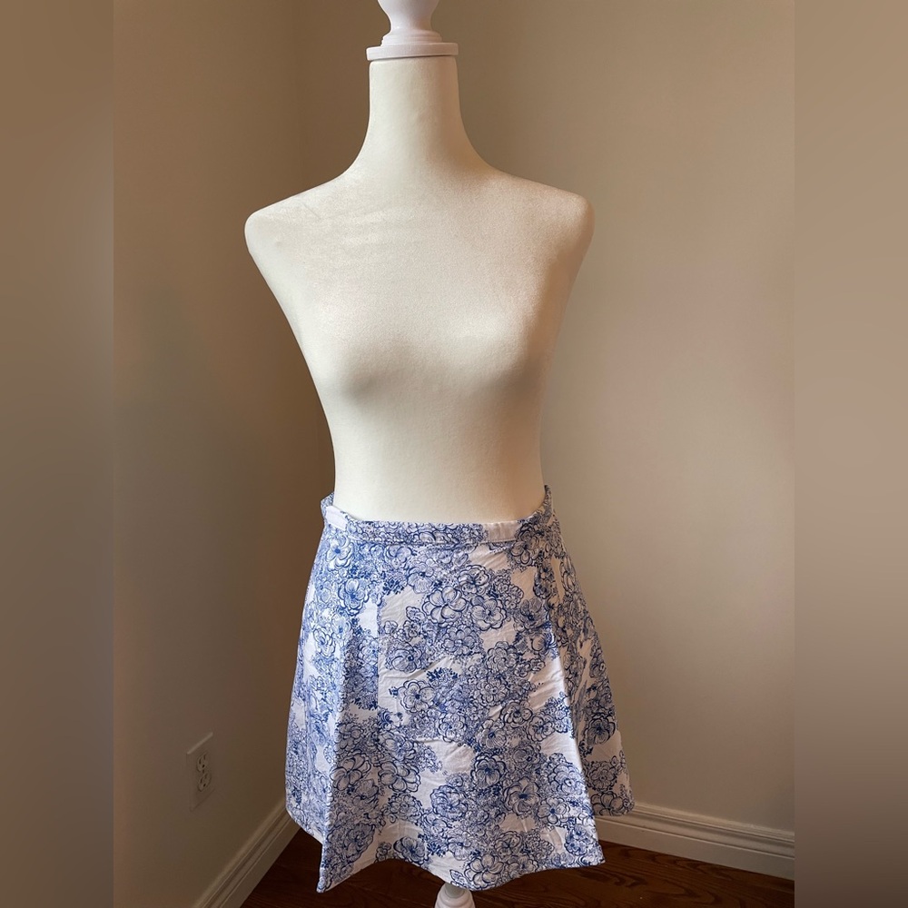 American Apparel Floral Mini Skirt